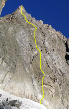 aiguille de roc  via pedro polar